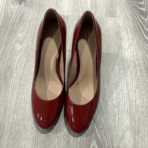 Cole Haan Gabbie Pump 80 mm Red Patent Heels Size 10